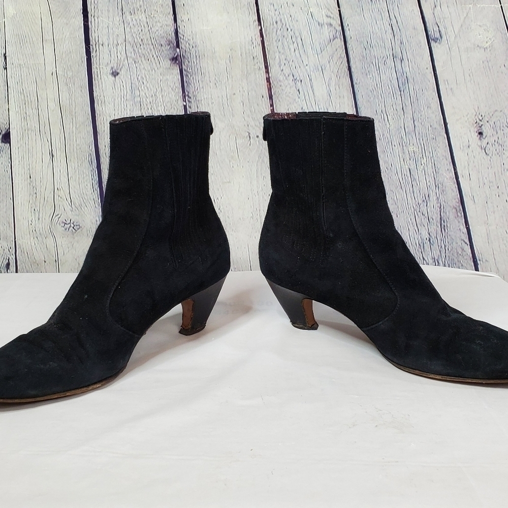LABUCO Black Suede Ankle Boots in Size 38 - Picture 7 of 16